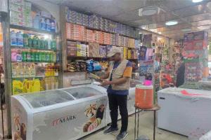 صناعة البريقة يراقب الأسواق ويوزع 200 أسطوانة غاز للمواطنين