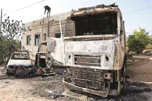 استشهاد فلسطينيين بهجوم لمستوطنين وجنود إسرائيليين قرب رام الله