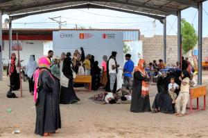 الصحة العالمية: آلاف الإصابات بالكوليرا والحصبة بين النازحين في اليمن