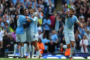 مانشستر سيتي يواصل الانطلاقة المثالية ويعتلي صدارة الدوري الإنجليزي