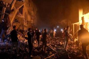 ضحايا وجرحى في قصف إسرائيلي لخيام نازحين بخان يونس